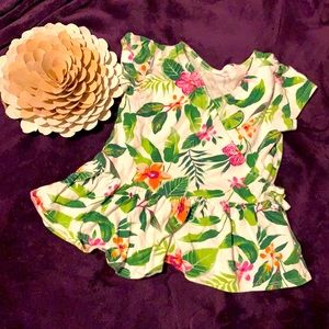 Old Navy 5T cross bodice side tied shirt